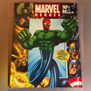 Marvel Heroes Hard cover Mix & match book